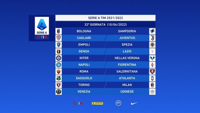 Liveblog Serie A 2021 22 Fixture List Football Italia