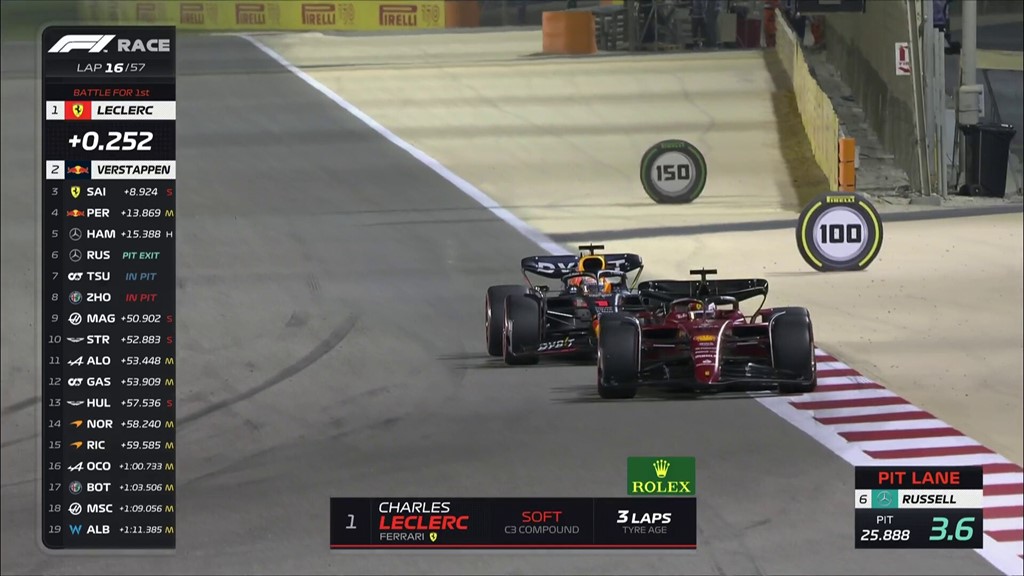 Video: Leclerc - Verstappen great racing, as Charles retakes lead ...