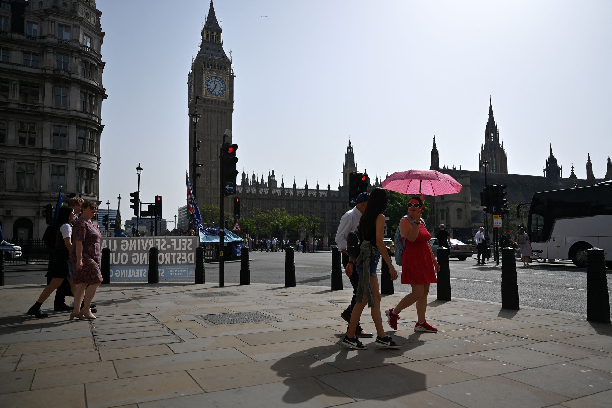 London in the sun